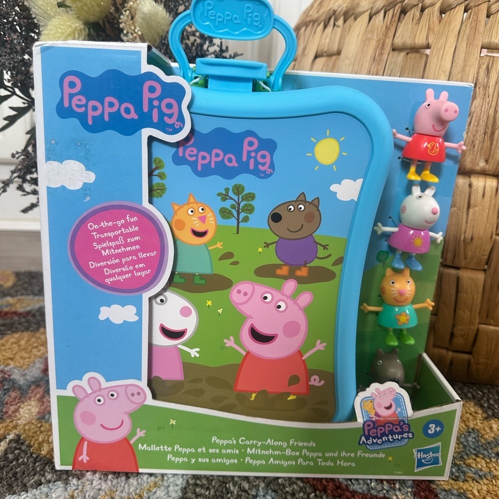 New Peppa Pig Adventure Travel Carry Along Friends and Case Limited Edition Set - Picture 4 of 15